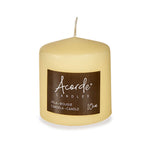 Kerze Acorde Creme 9 x 10 x 9 cm 8,7 x 10 x 8,7 cm (4 Stück)