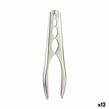 Nussknacker Kinvara Silberfarben Silber Stahl 16,5 x 1,5 x 4,5 cm (12 Stück)