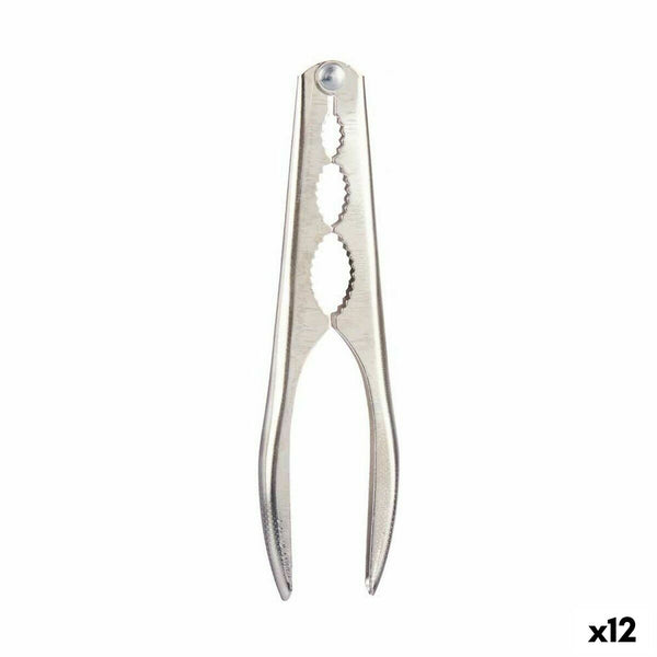 Nussknacker Kinvara Silberfarben Silber Stahl 16,5 x 1,5 x 4,5 cm (12 Stück)