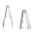 Nussknacker Kinvara Silberfarben Silber Stahl 16,5 x 1,5 x 4,5 cm (12 Stück)