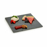 Tablett für Snacks Kinvara Schwarz 25 x 0,5 x 25 cm (12 Stück)