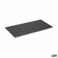Tablett für Snacks Kinvara Schwarz 30 x 0,651 x 15 cm 15 x 0,651 x 30 cm (24 Stück)
