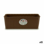 Blumenkasten Stefanplast Beige Kunststoff 39 x 13,5 x 15,5 cm 38,5 x 13,5 x 15,5 cm (12 Stück)