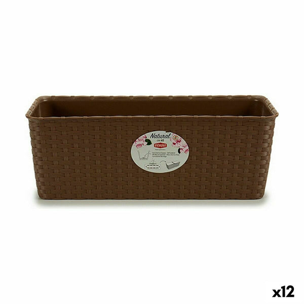 Blumenkasten Stefanplast Beige Kunststoff 39 x 13,5 x 15,5 cm 38,5 x 13,5 x 15,5 cm (12 Stück)
