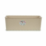 Blumenkasten Stefanplast Beige Kunststoff 17,5 x 16 x 48,5 cm (12 Stück)