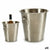 Eiskübel Kinvara Silberfarben Edelstahl 4,5 L 22 x 21 x 22 cm (12 Stück)