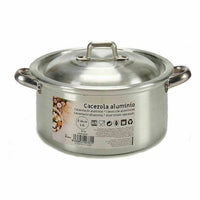 Topf mit Deckel Kinvara Silberfarben 1,5 L 18 x 10 x 23,5 cm 23,5 x 10 x 18 cm (10 Stück)