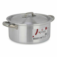 Topf mit Deckel Kinvara Silberfarben 3 L 28 x 12,5 x 22 cm (10 Stück)