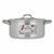 Topf mit Deckel Kinvara Silberfarben 3 L 28 x 12,5 x 22 cm (10 Stück)