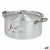 Topf mit Deckel Kinvara Silberfarben 5 L 33 x 14,5 x 26 cm (10 Stück)