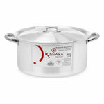 Topf mit Deckel Kinvara Silberfarben 8 L 38 x 16 x 30,5 cm (6 Stück)