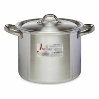 Kochtopf mit Deckel Kinvara Silberfarben Aluminium 29 x 18 x 22 cm Ø 20 cm (6 Stück)