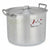 Kochtopf mit Deckel Kinvara Silberfarben Aluminium 35,5 x 24 x 28 cm (4 Stück)