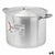 Kochtopf mit Deckel Kinvara Silberfarben Aluminium 40 x 27 x 32 cm 42 x 27 x 32,5 cm Ø 30 cm (4 Stück)