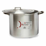 Kochtopf mit Deckel Kinvara Silberfarben Aluminium 44 x 30 x 35 cm (2 Stück)