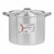 Kochtopf mit Deckel Kinvara Silberfarben Aluminium 46 x 30 x 37 cm Ø 34 cm (2 Stück)