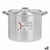Kochtopf mit Deckel Kinvara Silberfarben Aluminium 46 x 30 x 37 cm Ø 34 cm (2 Stück)