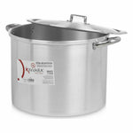 Kochtopf mit Deckel Kinvara Silberfarben Aluminium 46 x 30 x 37 cm Ø 34 cm (2 Stück)