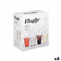 Gläserset Vivalto S12176/BHA Durchsichtig Glas 260 ml 370 ml (4 Stück)