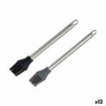 Küchenpinsel Kinvara Silikon Edelstahl 28 x 4,5 X 2 cm (12 Stück)