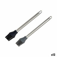 Küchenpinsel Kinvara Silikon Edelstahl 28 x 4,5 X 2 cm (12 Stück)
