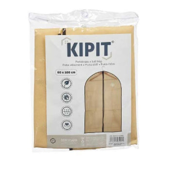 Kleidertasche Kipit AR1903034 Beige Polyester Polypropylen 60 x 100 cm (24 Stück)