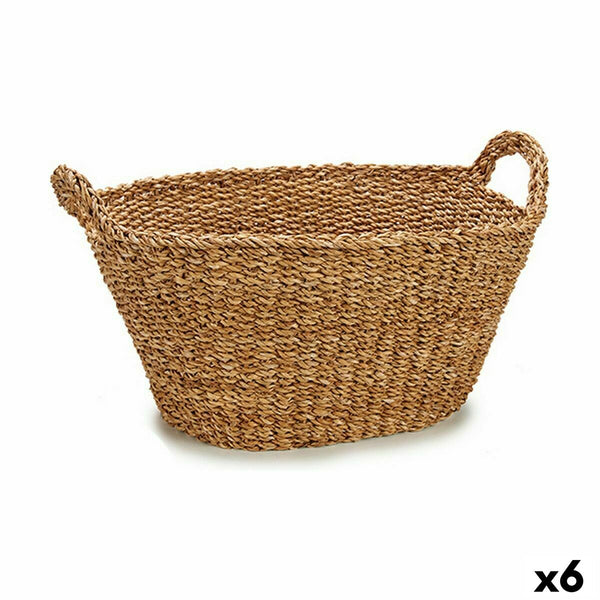 Korb Gift Decor Braun Seetang 50 L Mit Griffen (6 Stück)