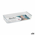 Mehrzweck-Organizer Berilo CH99113 Durchsichtig Kunststoff 15,5 x 5,5 x 34,5 cm Mehrzweck (36 Stück)