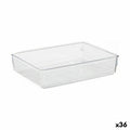 Mehrzweck-Organizer Durchsichtig Kunststoff 24 x 5,5 x 15,8 cm Mehrzweck (36 Stück)