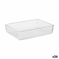 Mehrzweck-Organizer Durchsichtig Kunststoff 24 x 5,5 x 15,8 cm Mehrzweck (36 Stück)