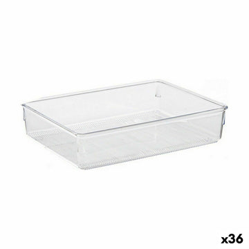 Mehrzweck-Organizer Durchsichtig Kunststoff 24 x 5,5 x 15,8 cm Mehrzweck (36 Stück)