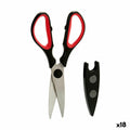 Kräuterschere Kinvara Schwarz Rot Stahl Kautschuk Polypropylen 21 x 8 x 1 cm 16 x 27,5 x 1,5 cm Küche (18 Stück)