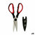 Kräuterschere Kinvara Schwarz Rot Stahl Kautschuk Polypropylen 21 x 8 x 1 cm 16 x 27,5 x 1,5 cm Küche (18 Stück)