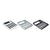 Besteckkasten Kinvara Weiß Schwarz Grau Kautschuk Polypropylen TPR 32,5 x 4,5 x 40,5 cm (12 Stück)