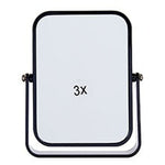 Vergrößerungsspiegel Schwarz Kristall Kunststoff 2,5 x 19,5 x 16 cm (6 Stück)