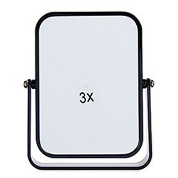 Vergrößerungsspiegel Schwarz Kristall Kunststoff 2,5 x 19,5 x 16 cm (6 Stück)