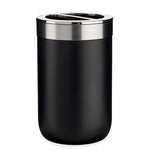 Zahnbürstenhalter Berilo BP15-002-1 Schwarz Silberfarben Kunststoff 7,7 x 11,2 x 7,7 cm (6 Stück)