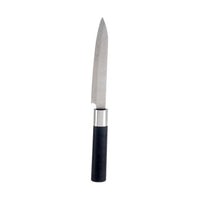 Küchenmesser Kinvara Schwarz Silberfarben Edelstahl Kunststoff 3 x 23,5 x 2 cm (12 Stück)