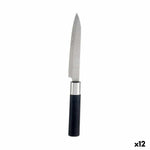 Küchenmesser Kinvara Schwarz Silberfarben Edelstahl Kunststoff 3 x 23,5 x 2 cm (12 Stück)
