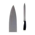 Küchenmesser Kinvara Schwarz Silberfarben Edelstahl Kunststoff 3,5 x 33 x 2 cm 33 x 2 x 3,5 cm (12 Stück)
