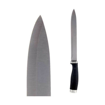 Küchenmesser Kinvara Schwarz Silberfarben Edelstahl Kunststoff 3,5 x 33 x 2 cm 33 x 2 x 3,5 cm (12 Stück)
