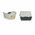 Katzentoilette Stefanplast PR410Q PR410Q Anthrazit Hellgrau Kunststoff 56,5 x 39,5 x 39 cm 39 x 29,5 x 56,5 cm 39 x 39,5 x 56,5