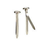 Clips Pincello Silberfarben 2 x 9,5 x 5,5 cm Einband Metall (24 Stück)