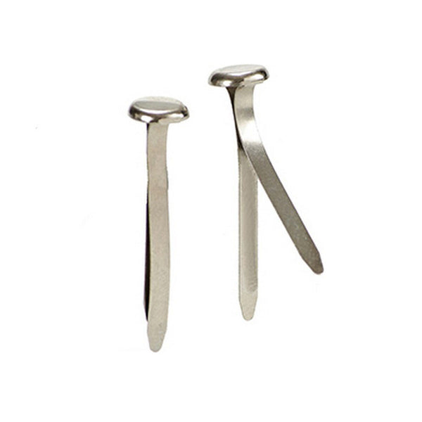 Clips Pincello Silberfarben 2 x 9,5 x 5,5 cm Einband Metall (24 Stück)