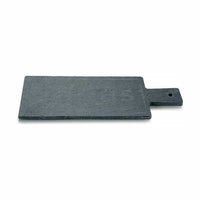 Tablett für Snacks Kinvara Schwarz Holz 9 x 1 x 23 cm 23 x 1 x 9 cm Mit Griff (48 Stück)