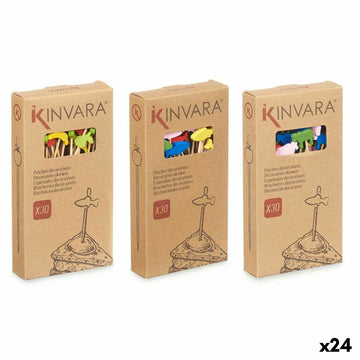 Grillspieß-Set Kinvara Bambus Spieß einstellen (24 Stück)