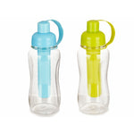 Flasche CH42345-1 CH42345-1 Blau grün Polypropylen Kunststoff 600 ml 7,5 x 21 x 9 cm 7,5 x 21 x 7 cm Weinverschluss (24 Stück)