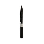 Küchenmesser Kinvara Schwarz Edelstahl Kunststoff 2,5 x 24 x 2,5 cm Marmor (12 Stück)