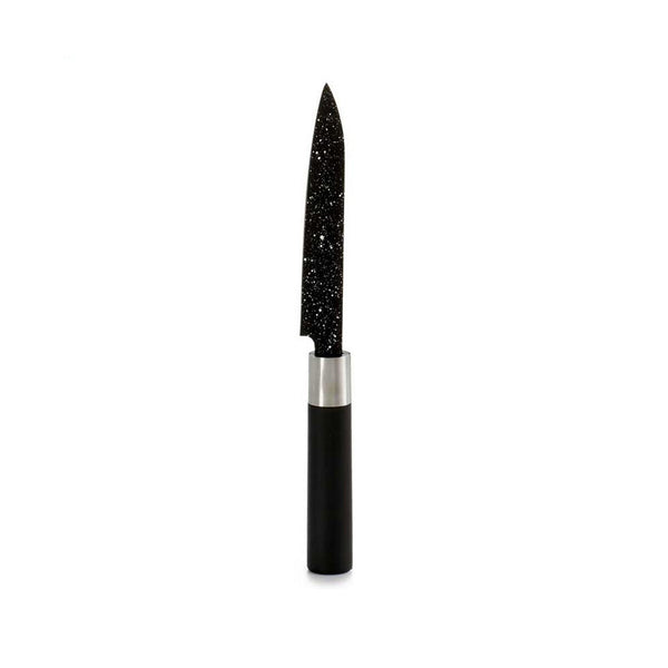 Küchenmesser Kinvara Schwarz Edelstahl Kunststoff 2,5 x 24 x 2,5 cm Marmor (12 Stück)
