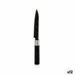 Küchenmesser Kinvara Schwarz Edelstahl Kunststoff 2,5 x 24 x 2,5 cm Marmor (12 Stück)